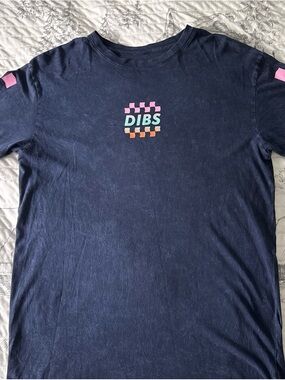 DIBS Navy Short-Sleeve Graphic Tee